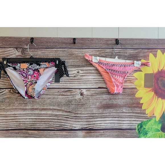 Hobbies, Kenneth Cole bikini Bottoms set of (2) large NWT - Picture 1 of 9